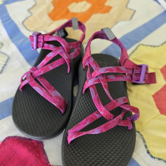 Chaco Fuchsia Strappy Sandals - Picture 3 of 5